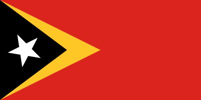 East Timor flag color codes